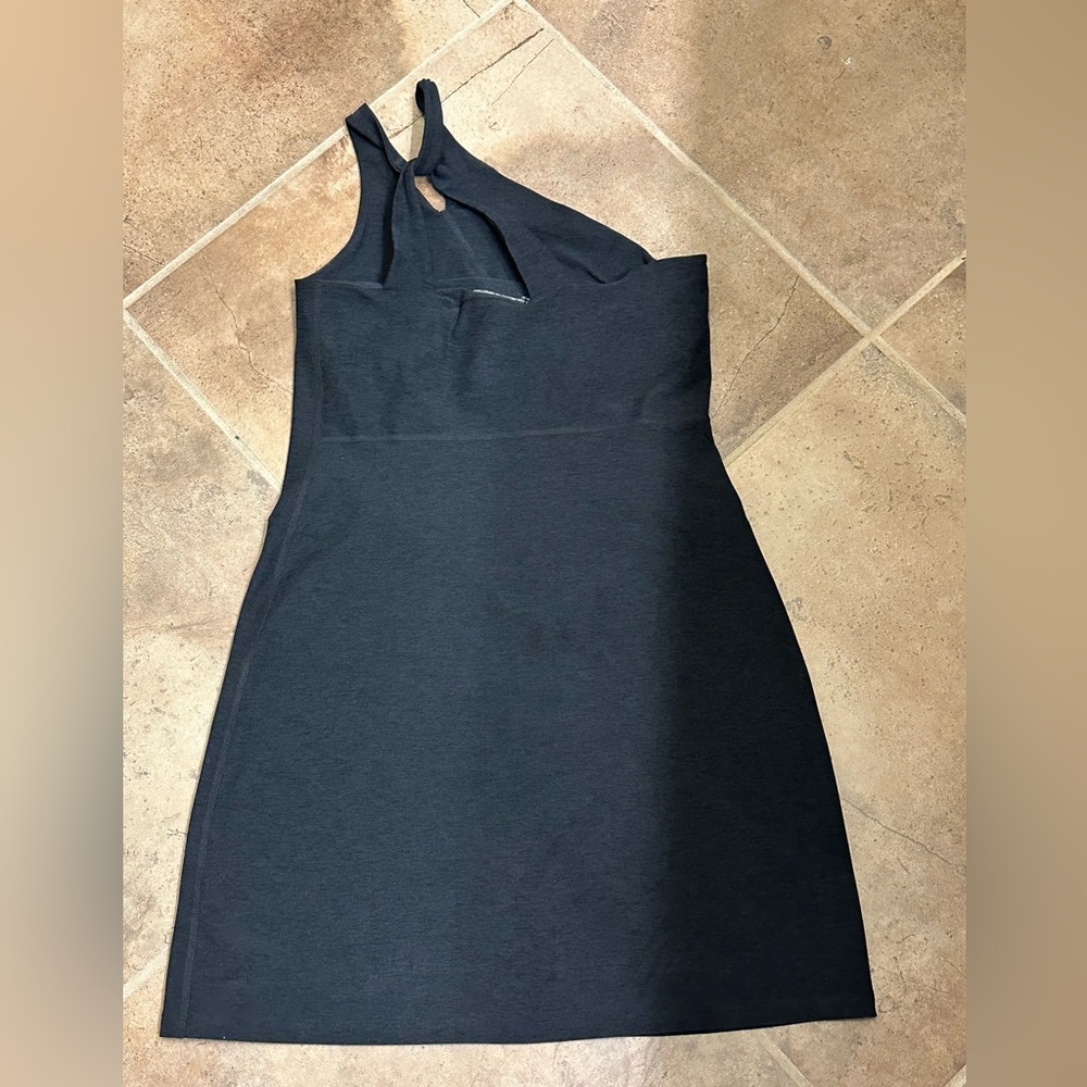 💫Beyond Yoga Spacedye Lost Your Mind Dress, Small, EUC, Black, Asymmetrical - Picture 9 of 15